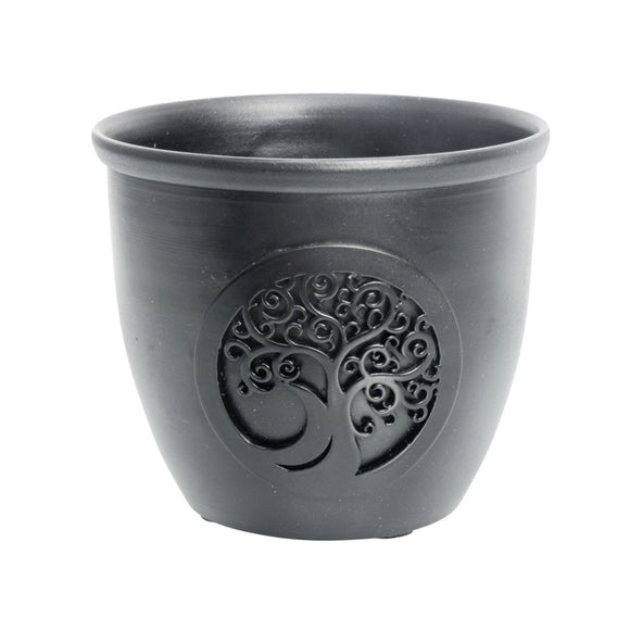 Black Metal Candle Holder (Tree of Life)