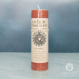Celtic Harmony Pillar Candle with Pewter Pendant (Sexuality)