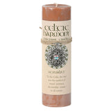 Celtic Harmony Pillar Candle with Pewter Pendant (Sexuality)