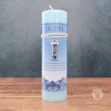 Truth Pillar Candle with Sodalite Pendant