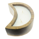 Waxing Moon (New Beginning) Coconut Wax Candle in Wood Container