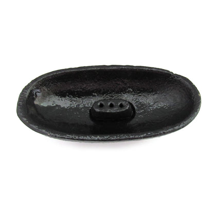 Canoe-Style Cast Iron Incense Burner (4 Inches)
