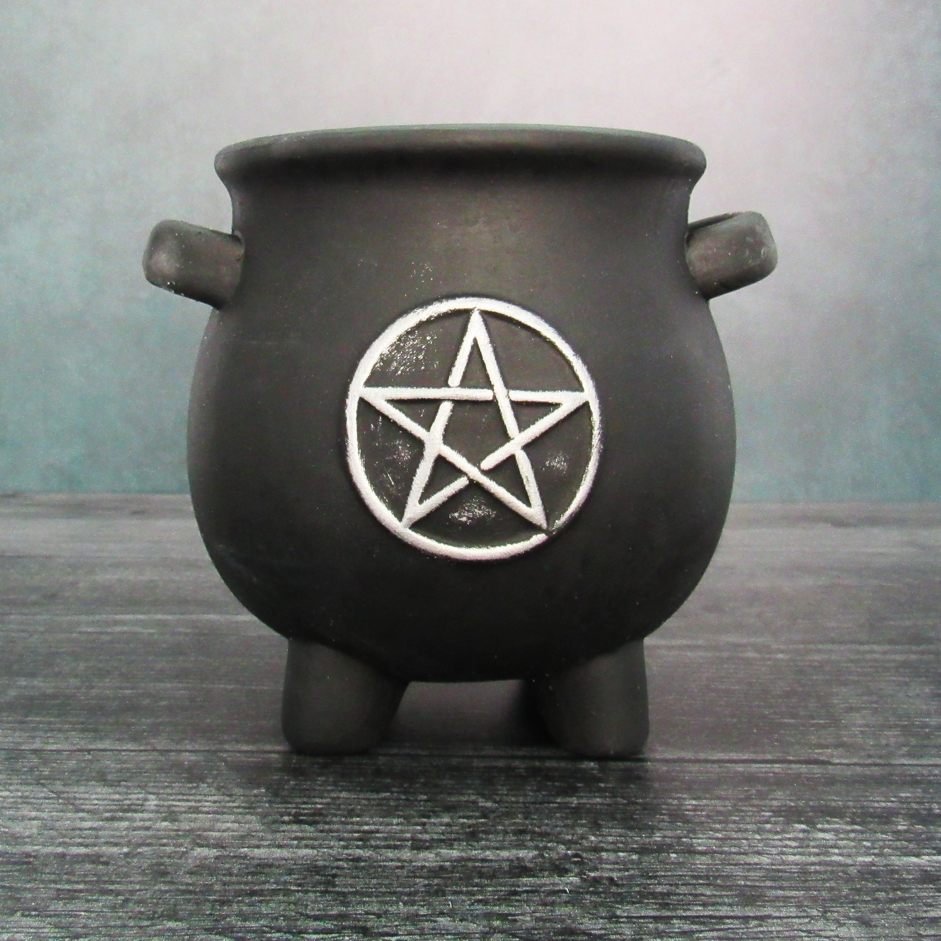 cauldron planter Pentagram Cauldron Planter Pot – Grove and Grotto
