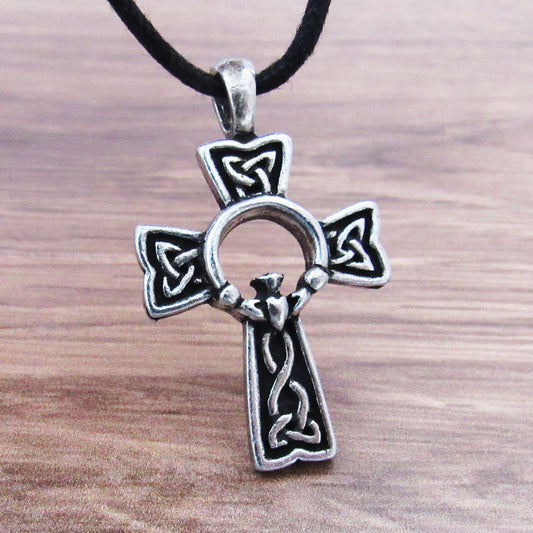 Claddagh Cross Amulet