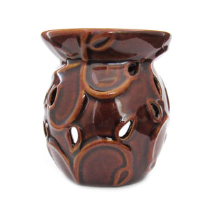 Leaf Ceramic Oil Diffuser (Brown)