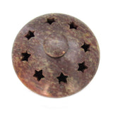 Carved Stone Dish with Lid