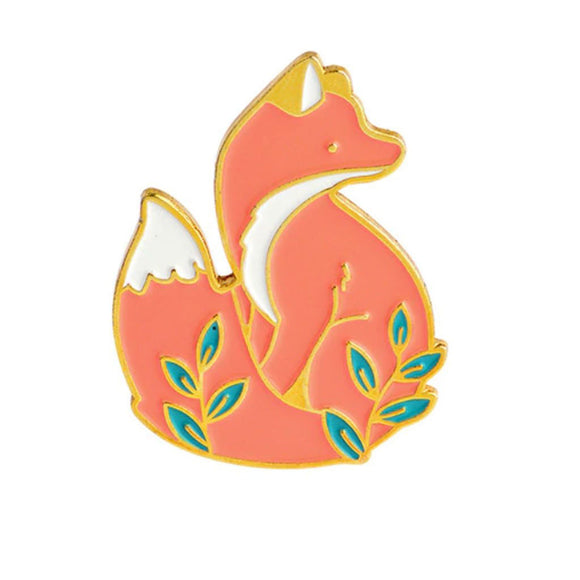 Fox Enamel Pin