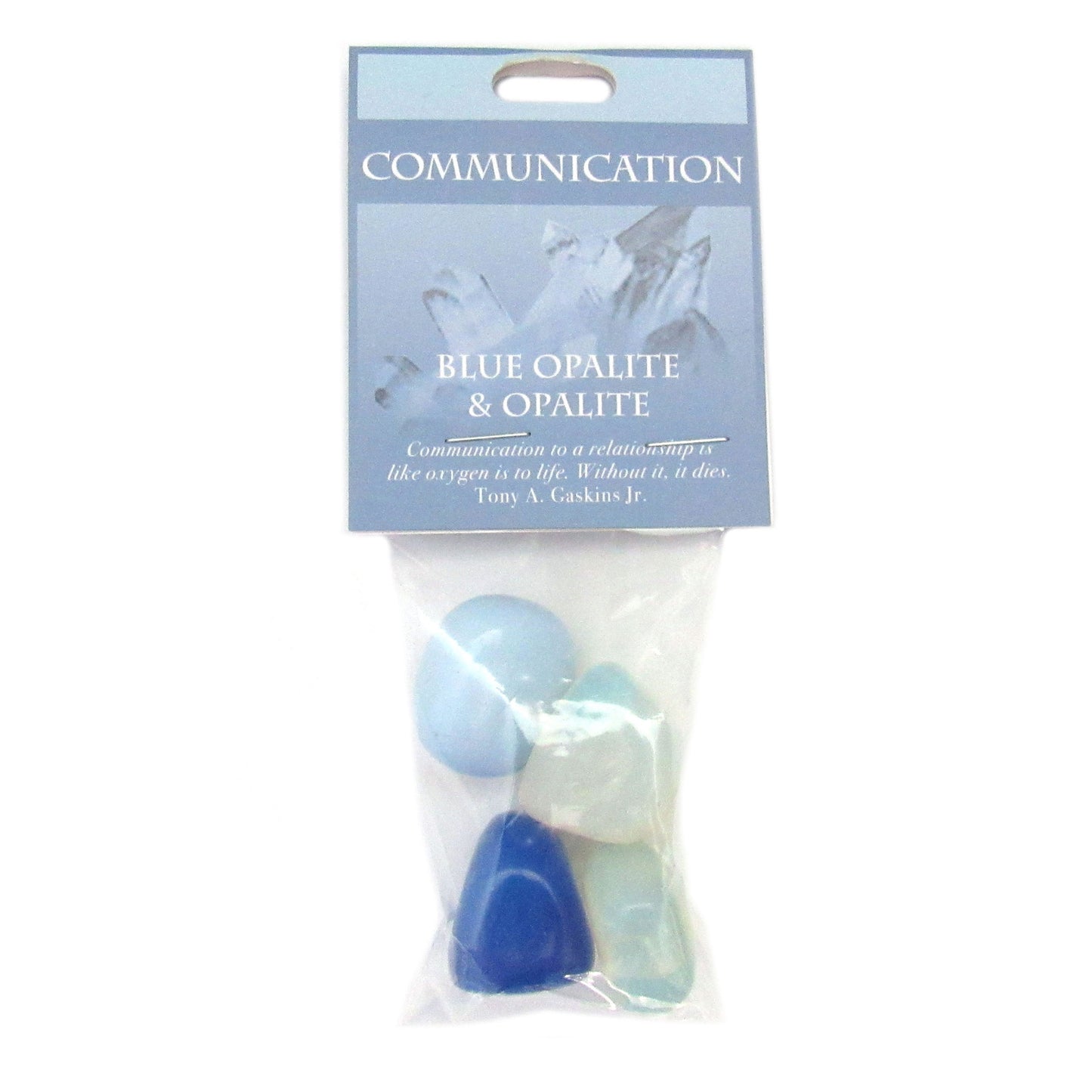 Communication Gemstones (Opalite and Blue Opalite) - Package of 4