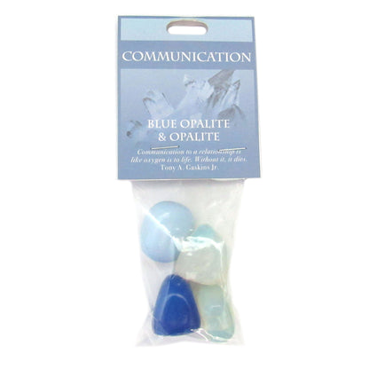 Communication Gemstones (Opalite and Blue Opalite) - Package of 4