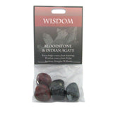 Wisdom Gemstones (Bloodstone and Indian Agate) - Package of 4