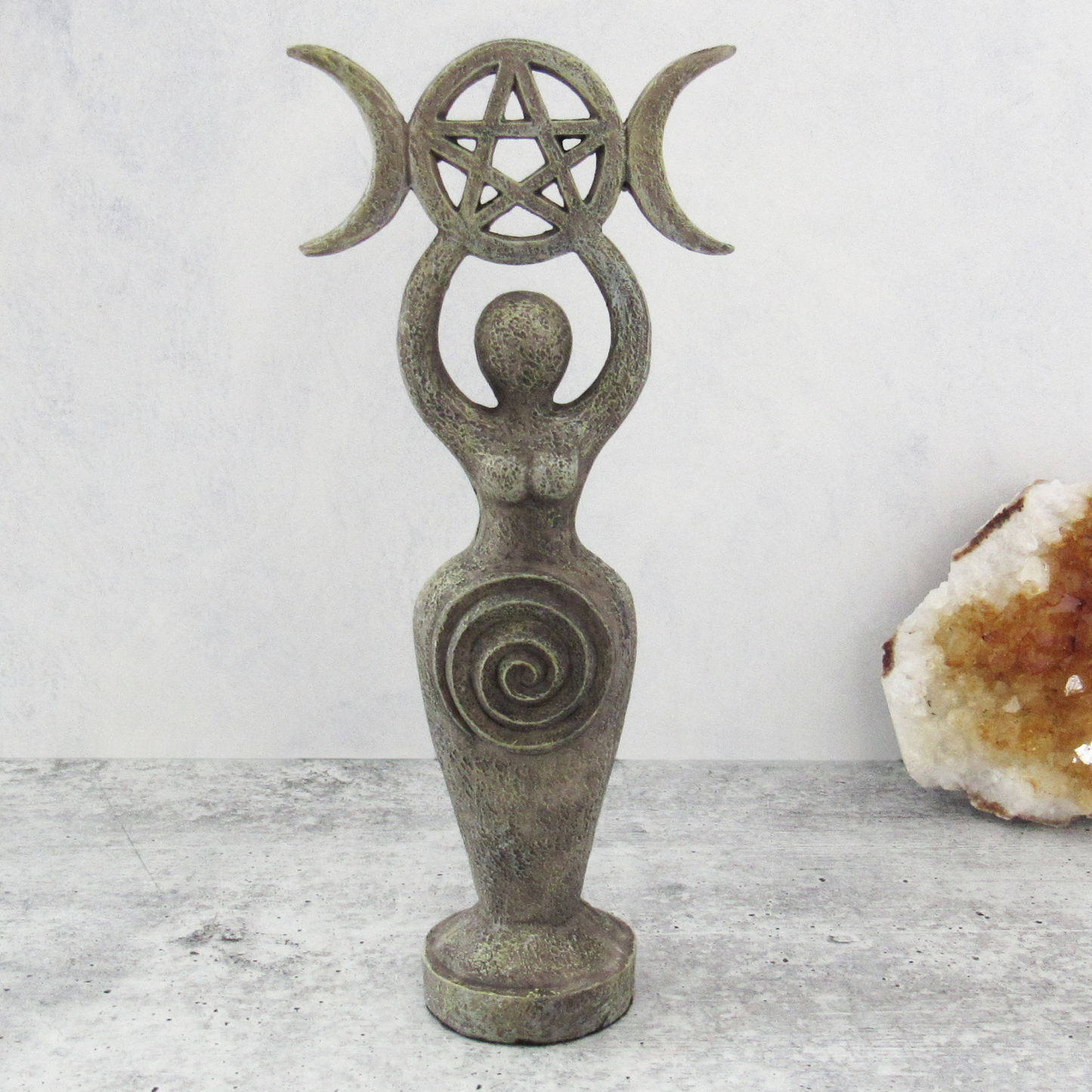 Spiral Goddess Statue