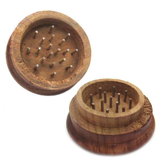 Plain Wood Herb Grinder (2 Inches)