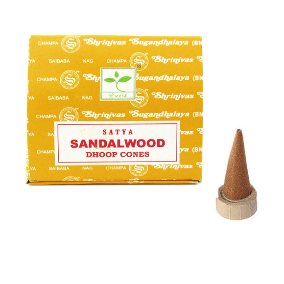 Dhoop Incense Cones by Satya Sandalwood Grove and Grotto