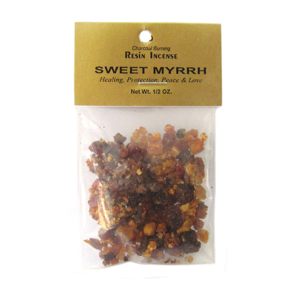 Sweet Myrrh (Opoponax) Resin Incense (1/2 oz)