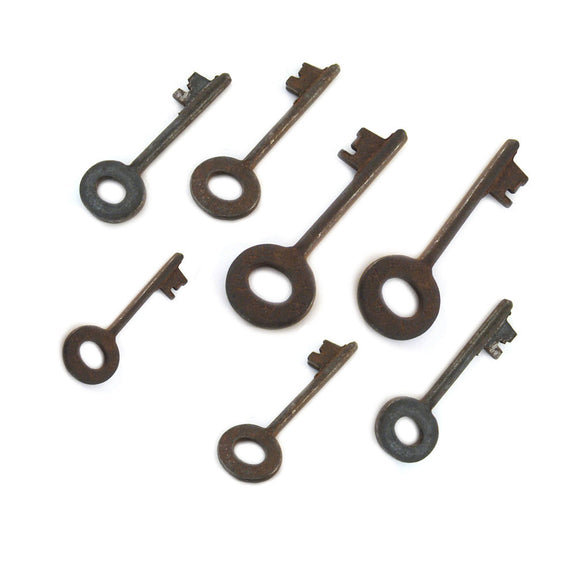Mini Iron Keys (Package of 7)