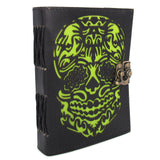 Skull Cutout Leather Journal