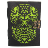 Skull Cutout Leather Journal