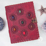 Seven Stones Leather Journal (8x6 Inches)