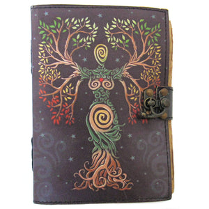 Tree Goddess Journal with Aged Paper