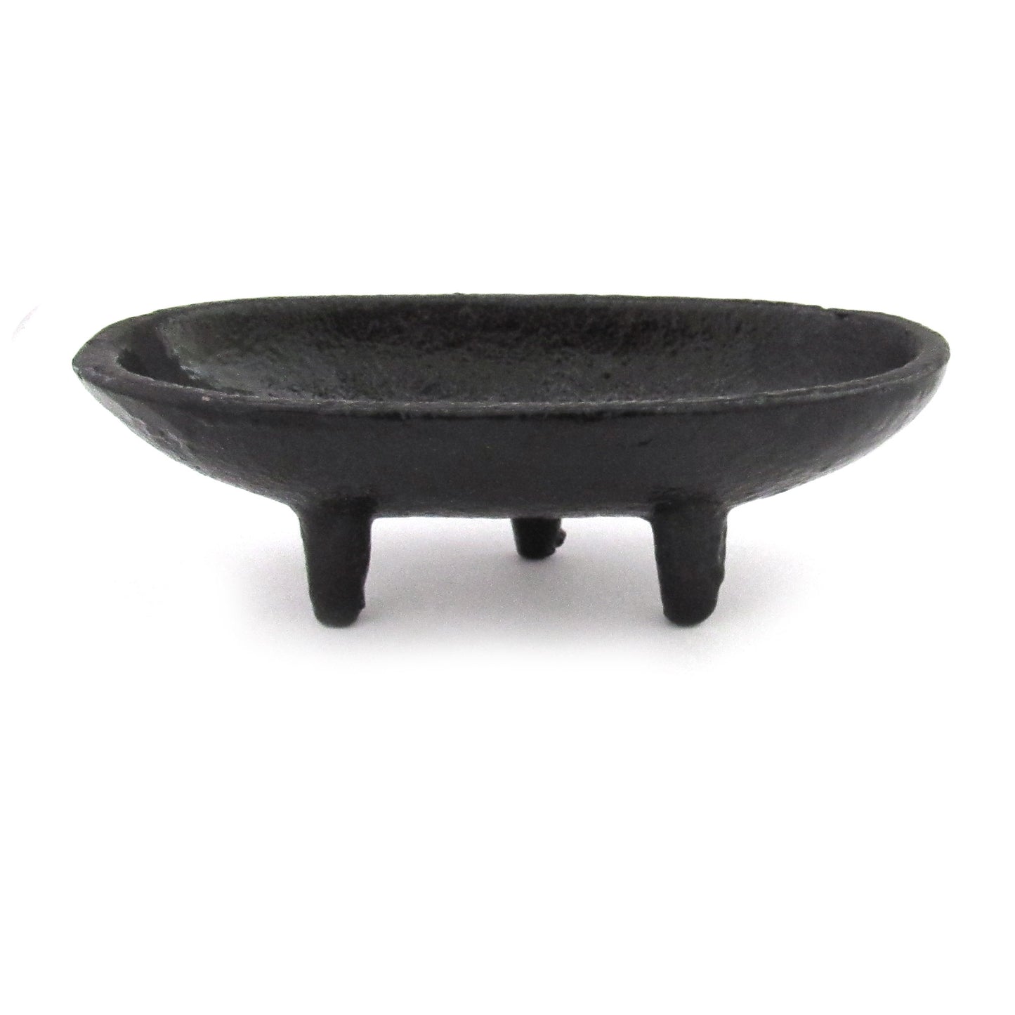 Canoe-Style Cast Iron Incense Burner (4 Inches)