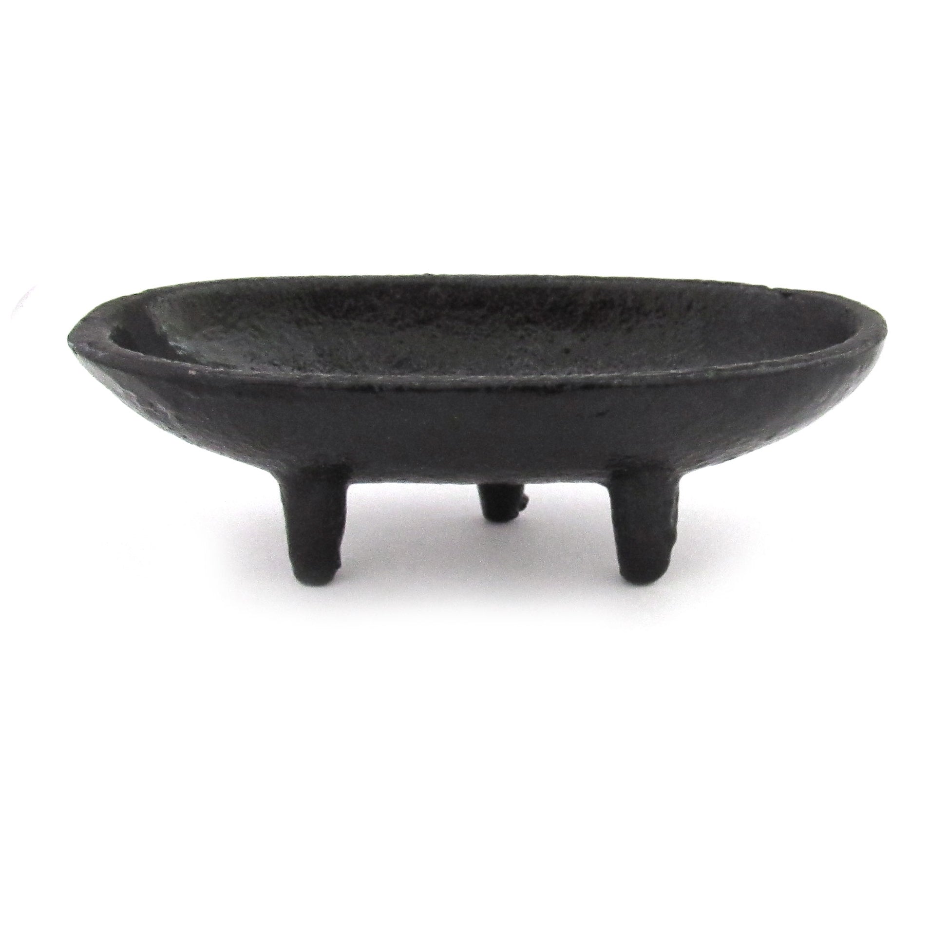 Canoe-Style Cast Iron Incense Burner (4 Inches)