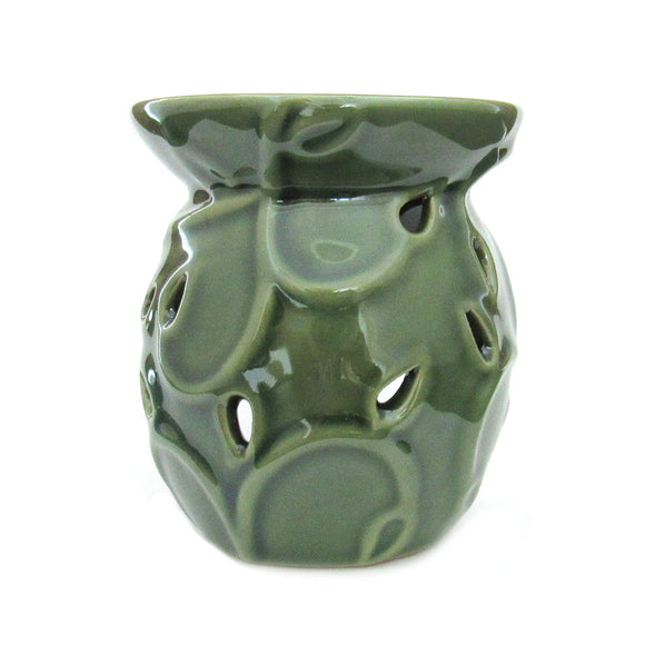 Leaf Ceramic Oil Diffuser (Green)