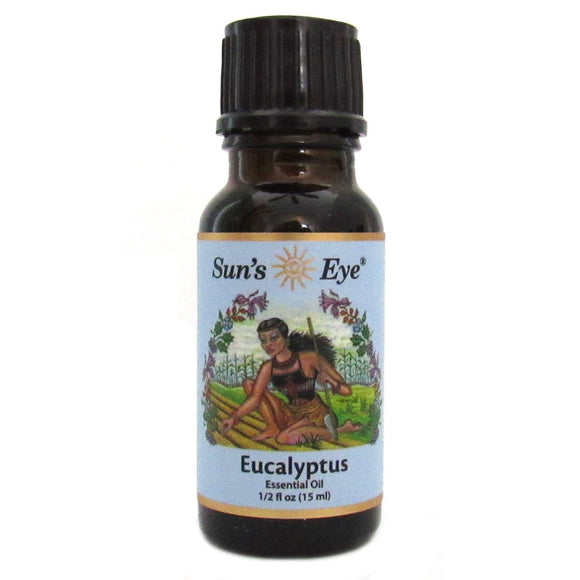 Eucalyptus Essential Oil (1/2 oz) by Sun's Eye Grove and Grotto