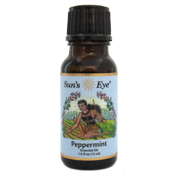 Peppermint Essential Oil (1/2 oz) by Sun's Eye