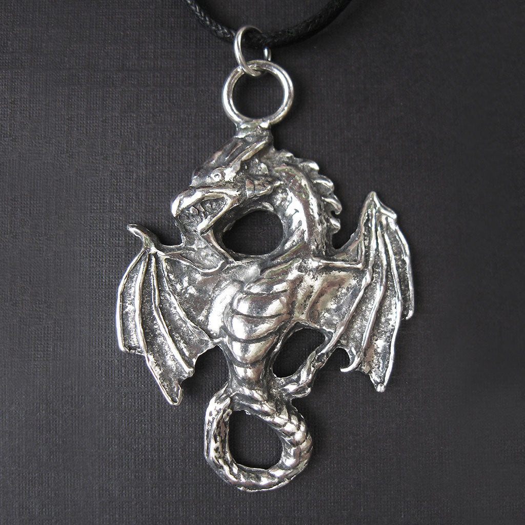 Pewter Dragon Pendant