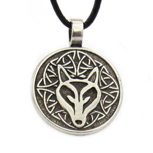 Celtic Wisdom Wolf Pendant