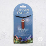 Gold Sandstone (Achievement) Crystal Energy Pendant