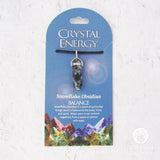 Snowflake Obsidian (Balance) Crystal Energy Pendant