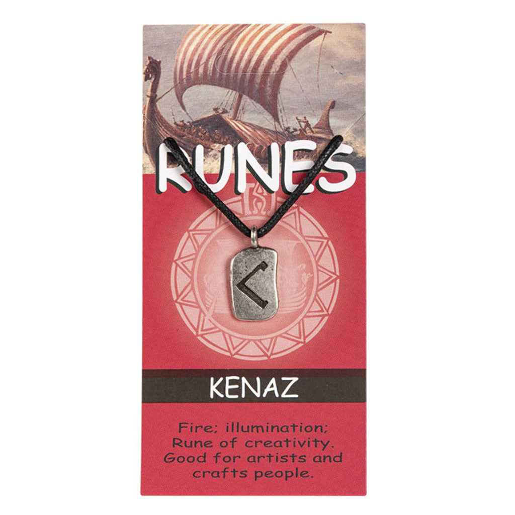 Kenaz (Inspiration) Rune Pendant – Grove and Grotto