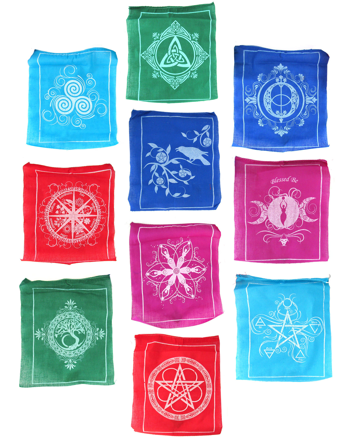 Grove Supplication Ritual Pagan Prayer Flags (Set of 10) – Grove and Grotto