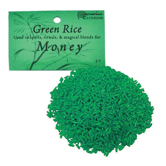 Green Rice (1 oz) - Ritual Rice for Attraction