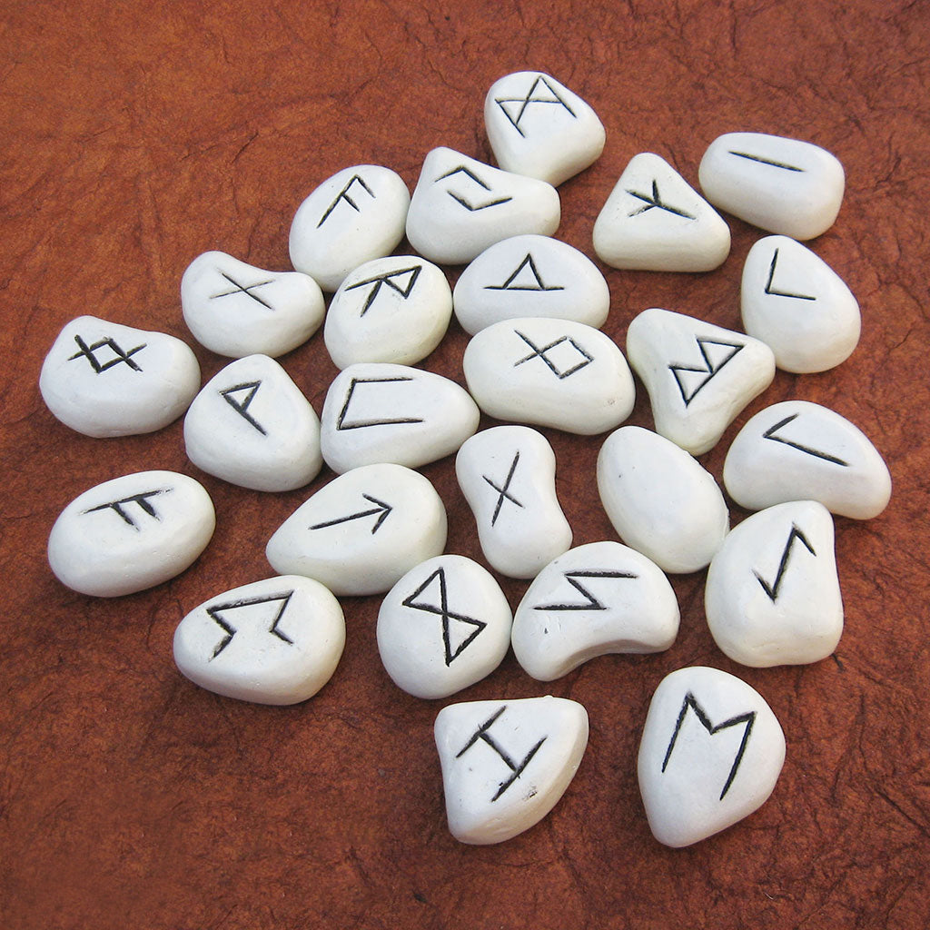 White Resin Rune Set – Grove and Grotto
