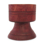 Round Wood Crystal Ball Stand