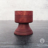Round Wood Crystal Ball Stand