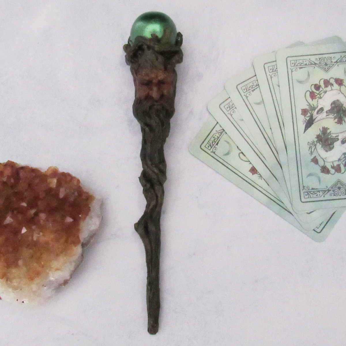 Green Man Magical Wand