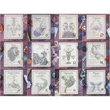 Set of Twelve Zodiac Parchment Posters (8.5" x 11")
