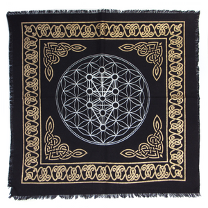 Kabbalah Tree Altar Cloth (18 Inches)
