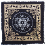 Hexagram of Metatron Altar Cloth (18 Inches)