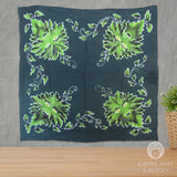 Green Man Batik Altar Cloth (36 Inches)