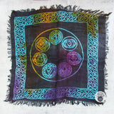 Seven Chakras Altar Cloth (18 Inches)