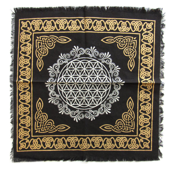 Flower of Life Altar Cloth (18 Inches)