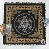 Hexagram of Metatron Altar Cloth (18 Inches)