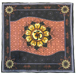 OM Lotus Altar Cloth (36 Inches)