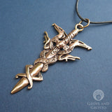 Norse Broadsword Bronze Amulet