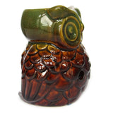 Owl Ceramic Oil Diffuser (Green/Brown)