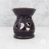 Moon and Stars Ceramic Oil Diffuser (Purple)